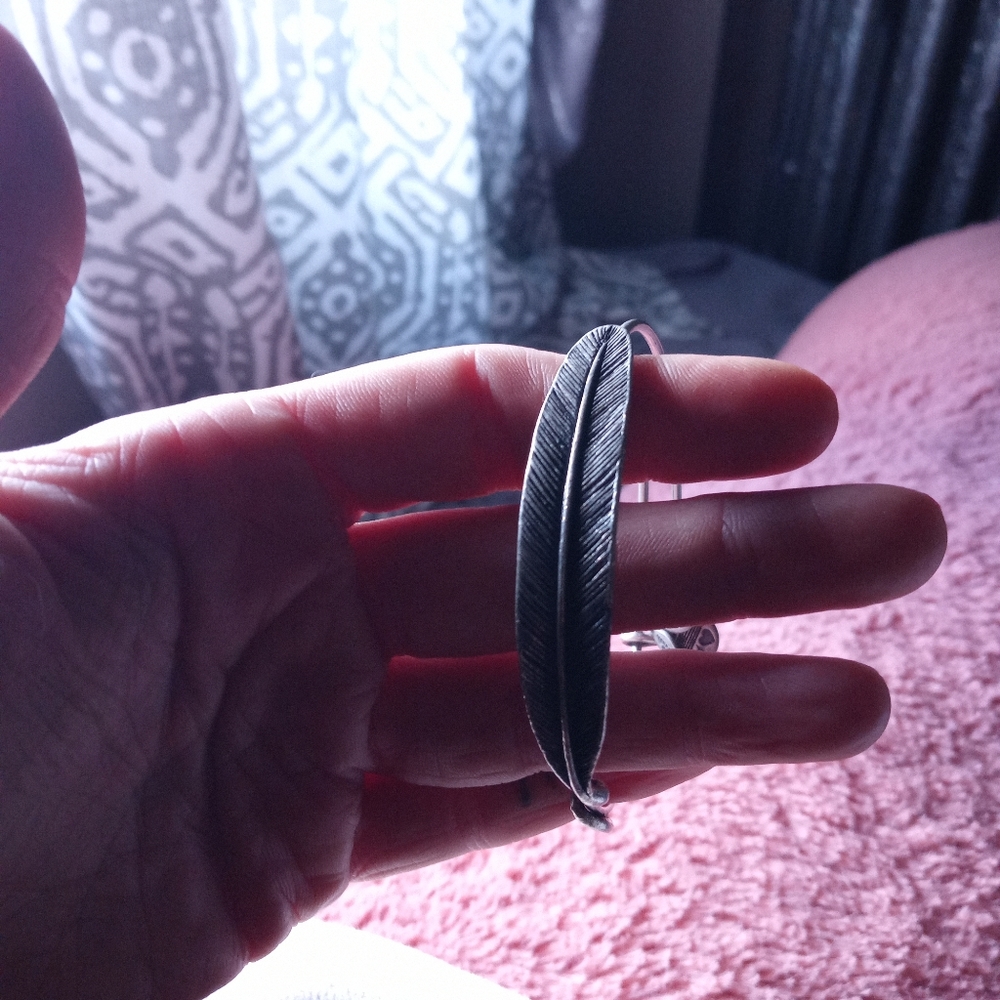 Feather cuff Alex and Ani